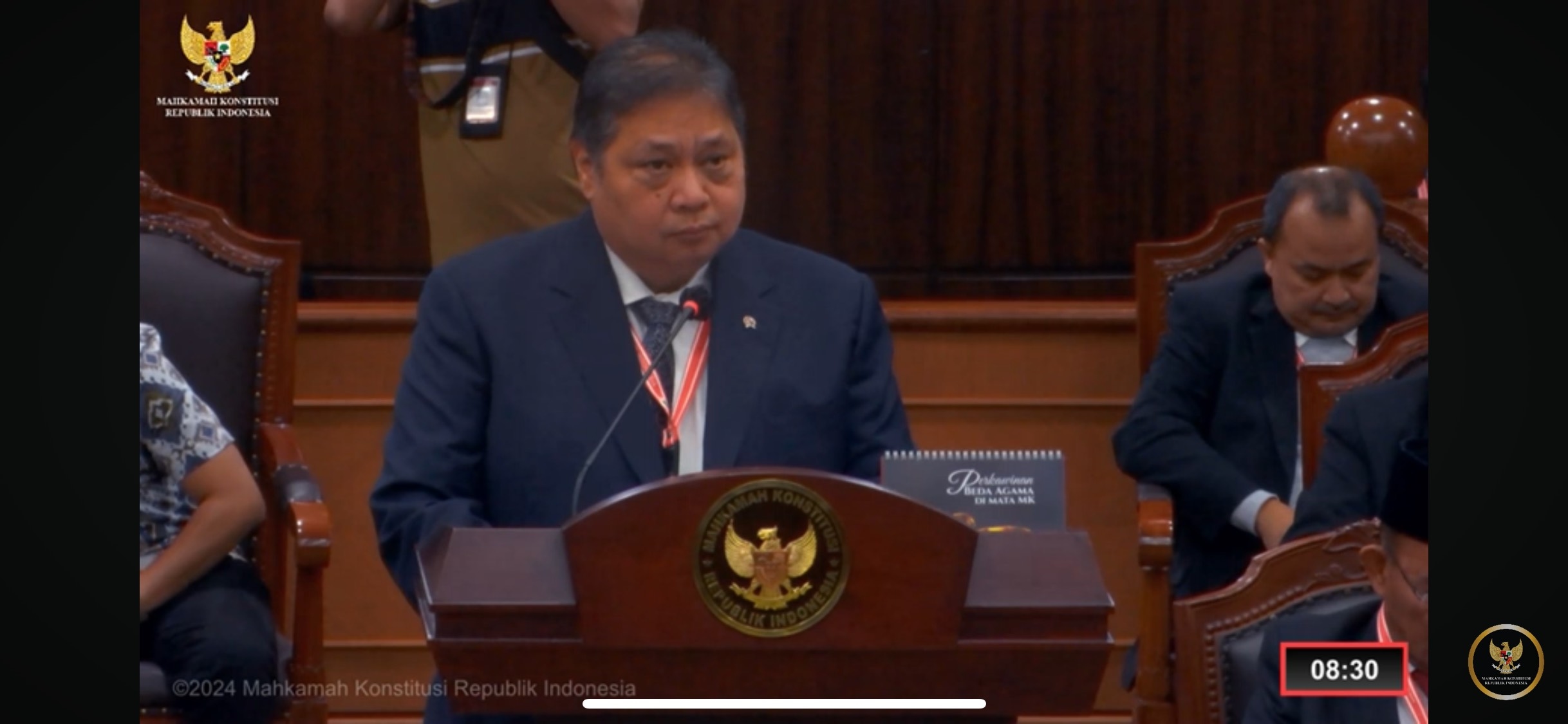 Dicecar Pertanyaan MK Seputar Bansos, Menko Airlangga: Bantuan El Nino RI Lebih Rendah Ketimbang Malaysia