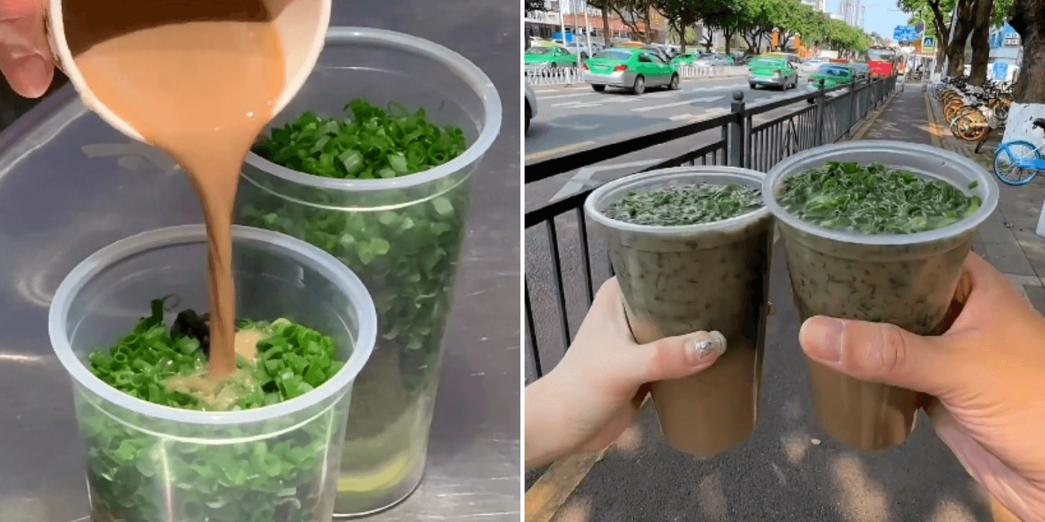 VIRAL Kopi Susu dengan Irisan Daun Bawang sebagai Topping, Disebut 'Dark Cuisine' di China