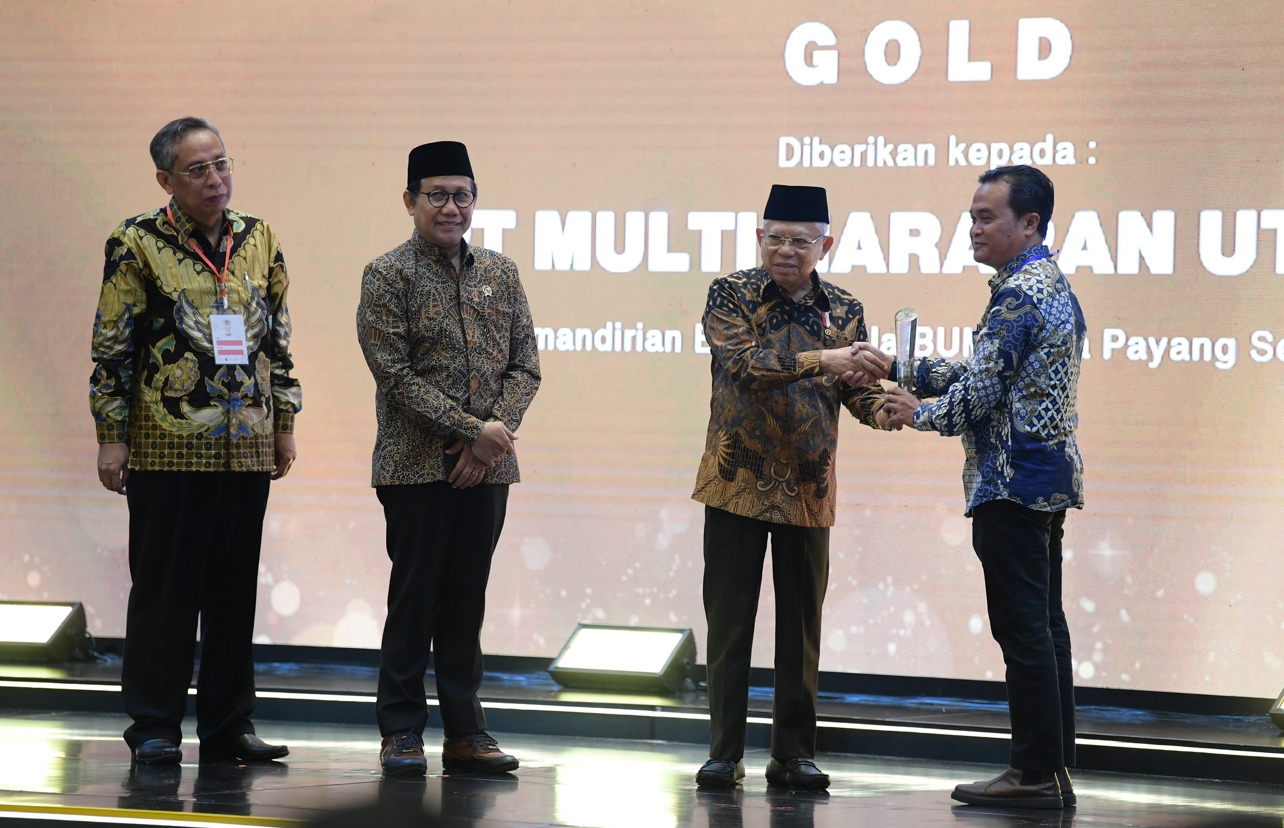 MHU Raih Penghargaan Kategori Gold dan Predikat Excellent pada CSR-PDB Awards 2024 Kemendesa PDTT