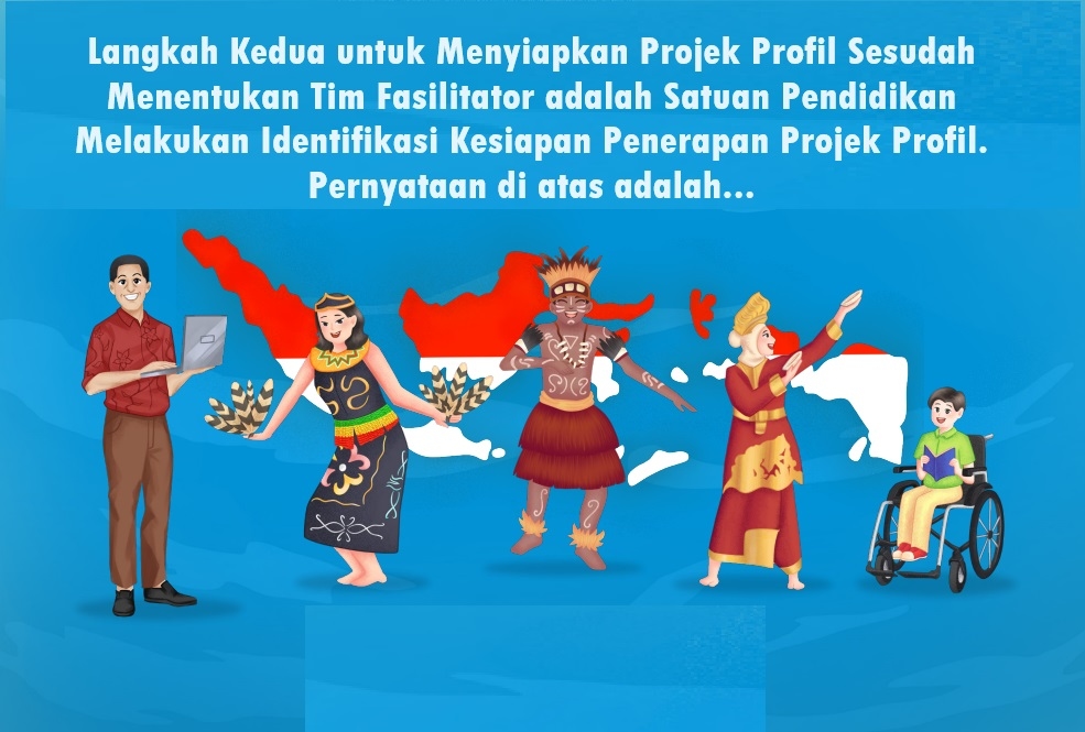 Langkah Kedua untuk Menyiapkan Projek Profil Sesudah Menentukan Tim Fasilitator adalah Satuan Pendidikan Melakukan Identifikasi Kesiapan Penerapan
