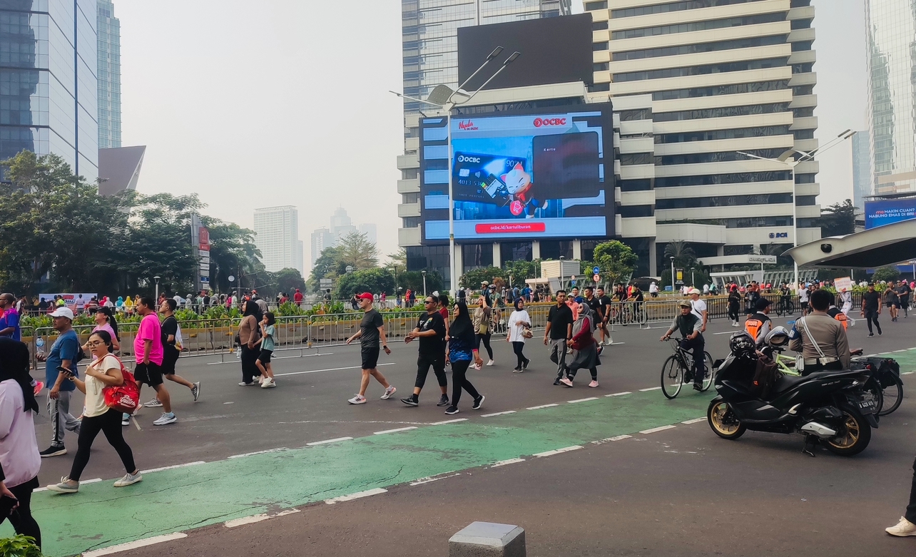 Minggu Ceria di Jakarta: Warga Antusias Olahraga Saat Car Free Day