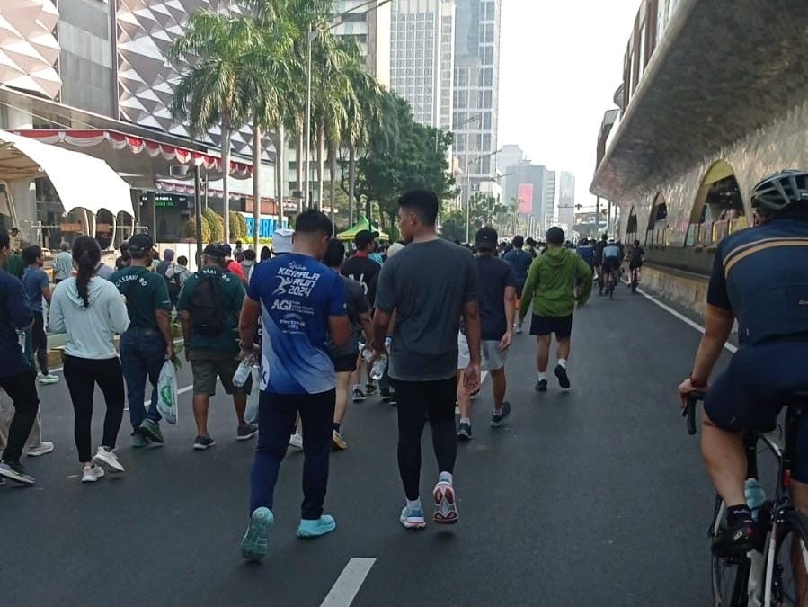 Car Free Day Jakarta: Masyarakat Antusias Berolahraga di Bawah Cuaca Cerah