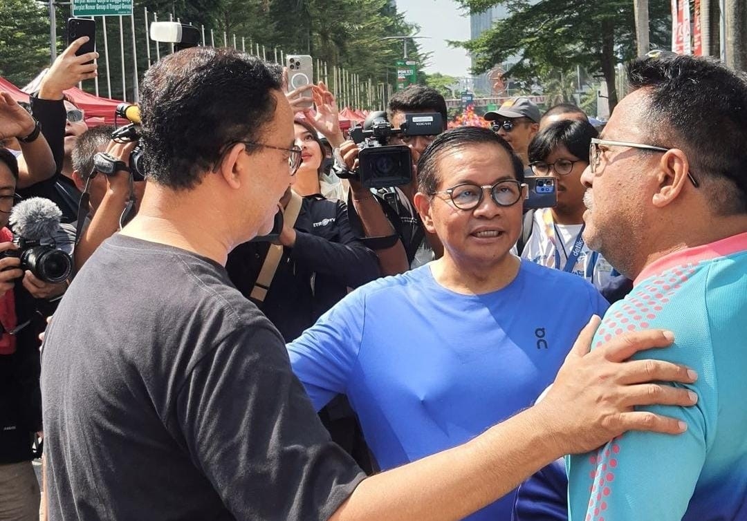 Pertemuan Tak Terduga di CFD: Pramono-Rano Beri Sinyal Ajak Anies Gabung Tim Pemenangan?