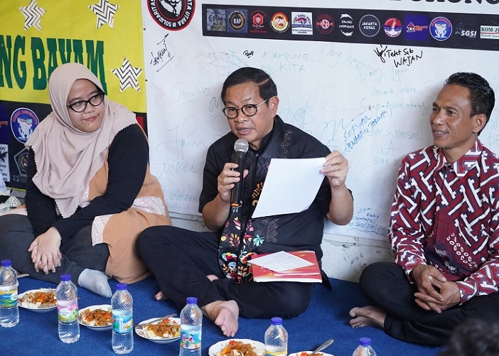 Teken Pakta Integritas, Pramono Anung Siap Selesaikan Masalah Kampung Bayam