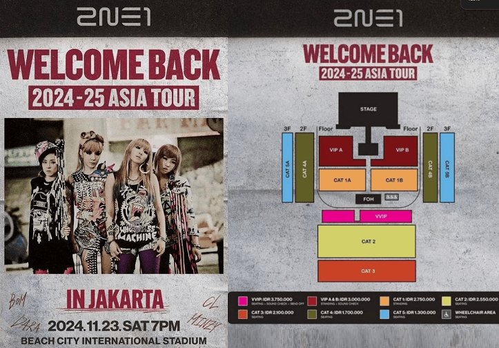 Tiket Ludes Terjual, Konser 2NE1 di Jakarta Tambah Satu Hari
