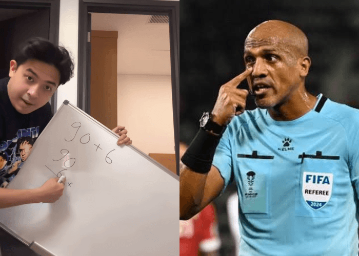 Dianggap Lakukan Kecurangan, Jerome Polin Langsung Ajarkan Wasit Ahmed Al Kaf Hitung 90+6  yang Benar!