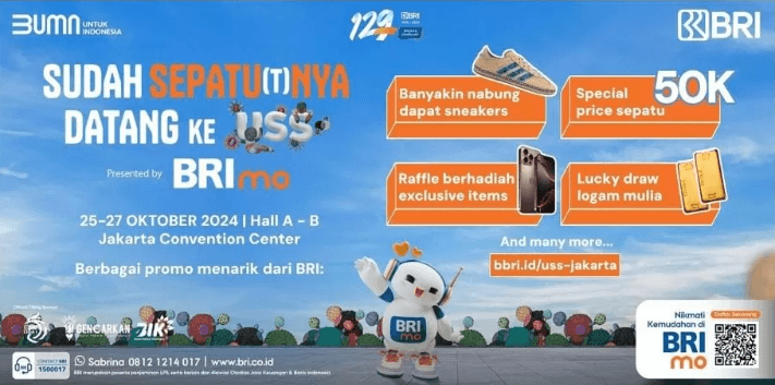 USS 2024 Presented by BRImo Hadir di JCC, Pencinta Sneakers Merapat!