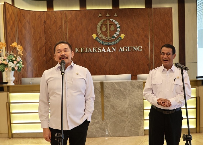 Temui Jaksa Agung, Mentan Minta Kejagung Kawal Proyek Strategis Nasional