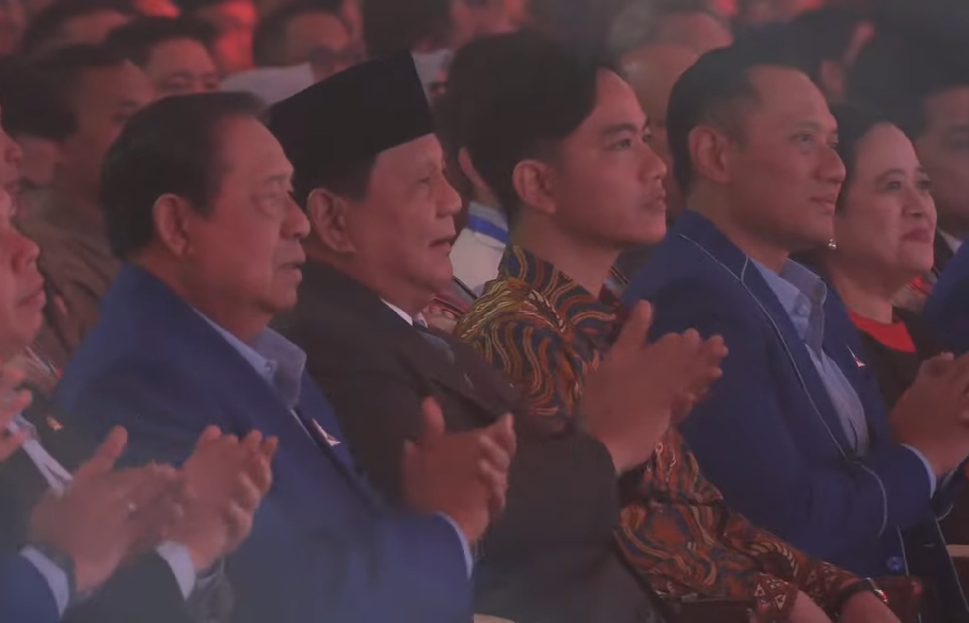 Prabowo ke AHY-Gibran: Sekarang Berdampingan, Nanti Bisa Bersaing di Pilpres