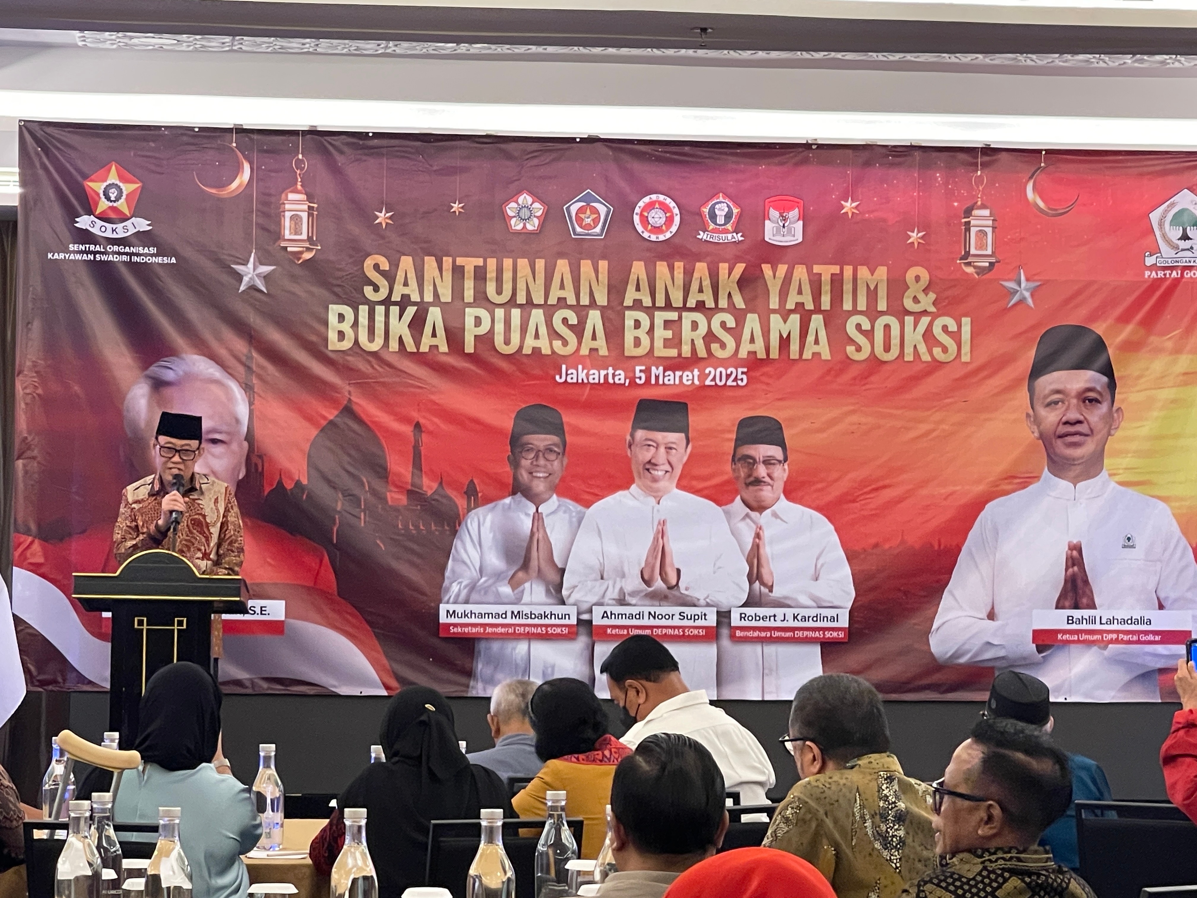 DEPINAS SOKSI Gelar Santunan Anak Yatim dan Buka Puasa Bersama di Bulan Ramadhan