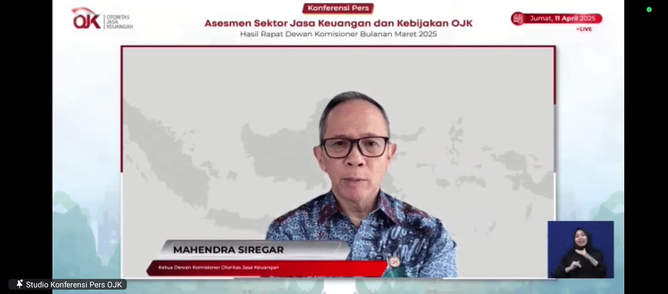 OJK Pastikan Stabilitas Sektor Keuangan Tetap Aman di Tengah Gejolak Ekonomi Global