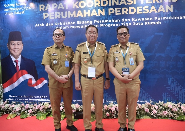 Hadiri Rakortek Perumahan Perdesaan, Wagub Cik Ujang: Pemprov Siap Mendukung Presiden Prabowo Realisasikan Program 3 Juta Rumah di Sumsel