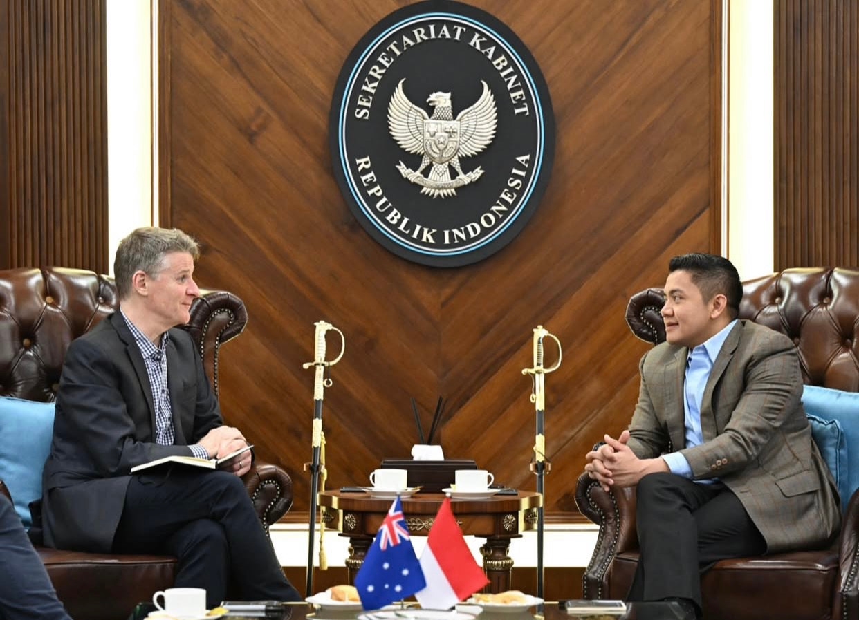 Seskab Teddy dan Dubes Australia Bahas Kunjungan PM Albanese ke Indonesia Pekan Ini