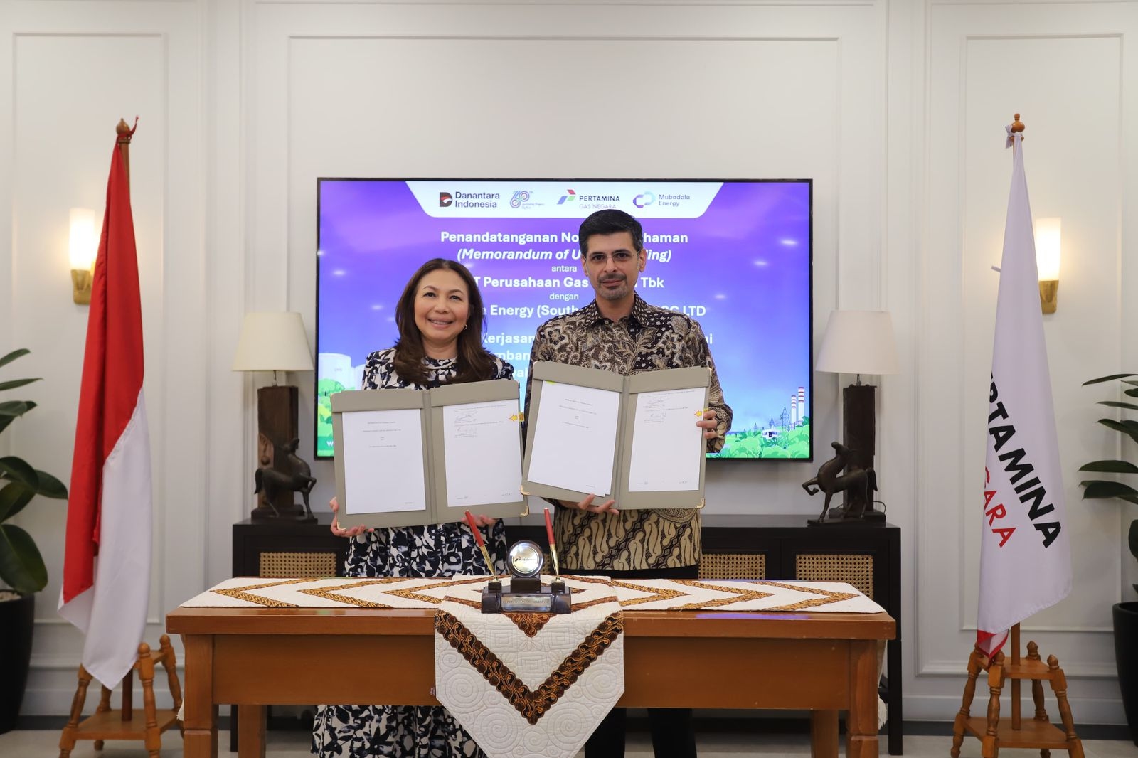 PGN dan Mubadala Jajaki Pemanfaatan Gas Andaman untuk Perkuat Energi Nasional