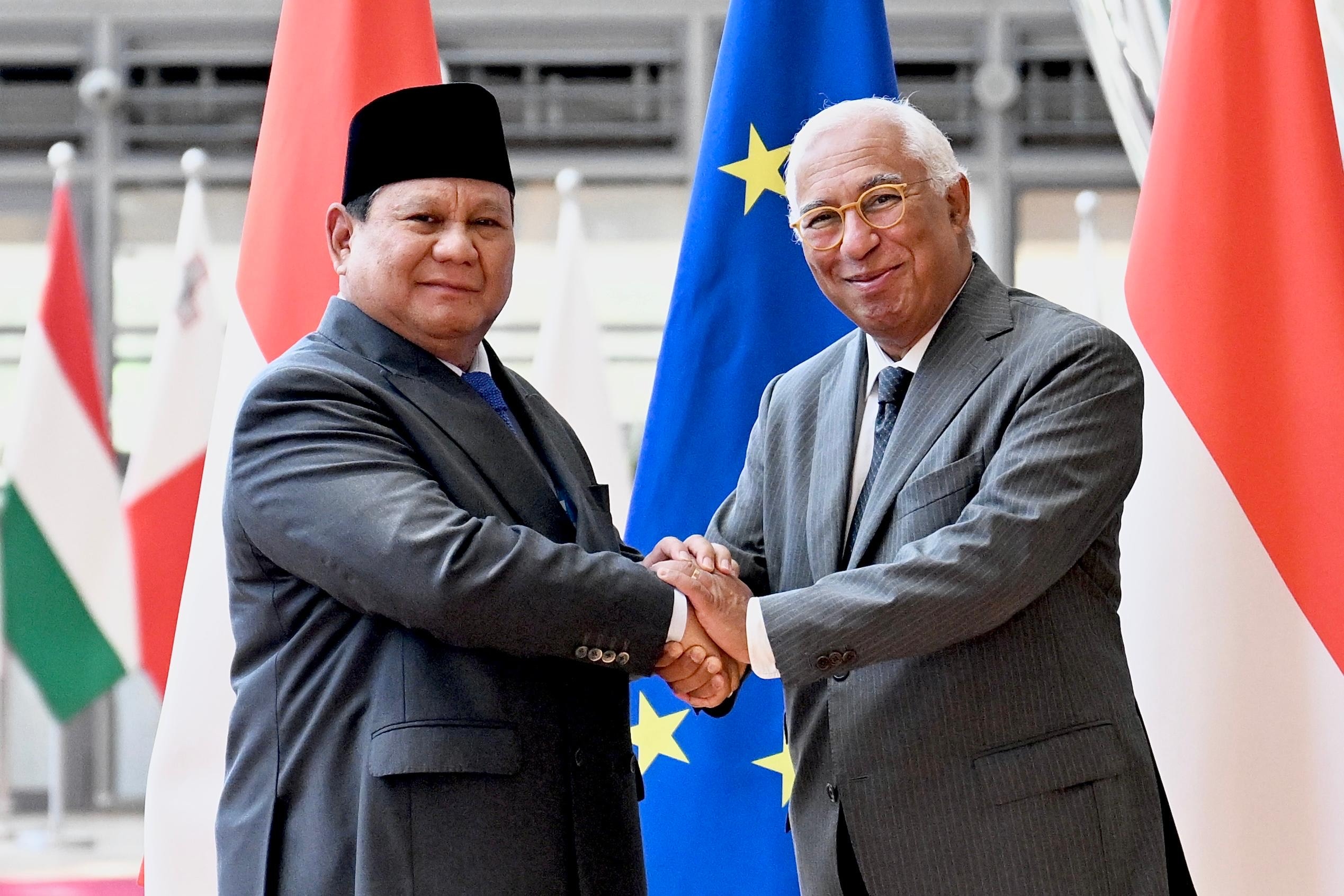 Prabowo dan Presiden Dewan Eropa Sepakati Terobosan Penting dalam Perundingan IEU–CEPA