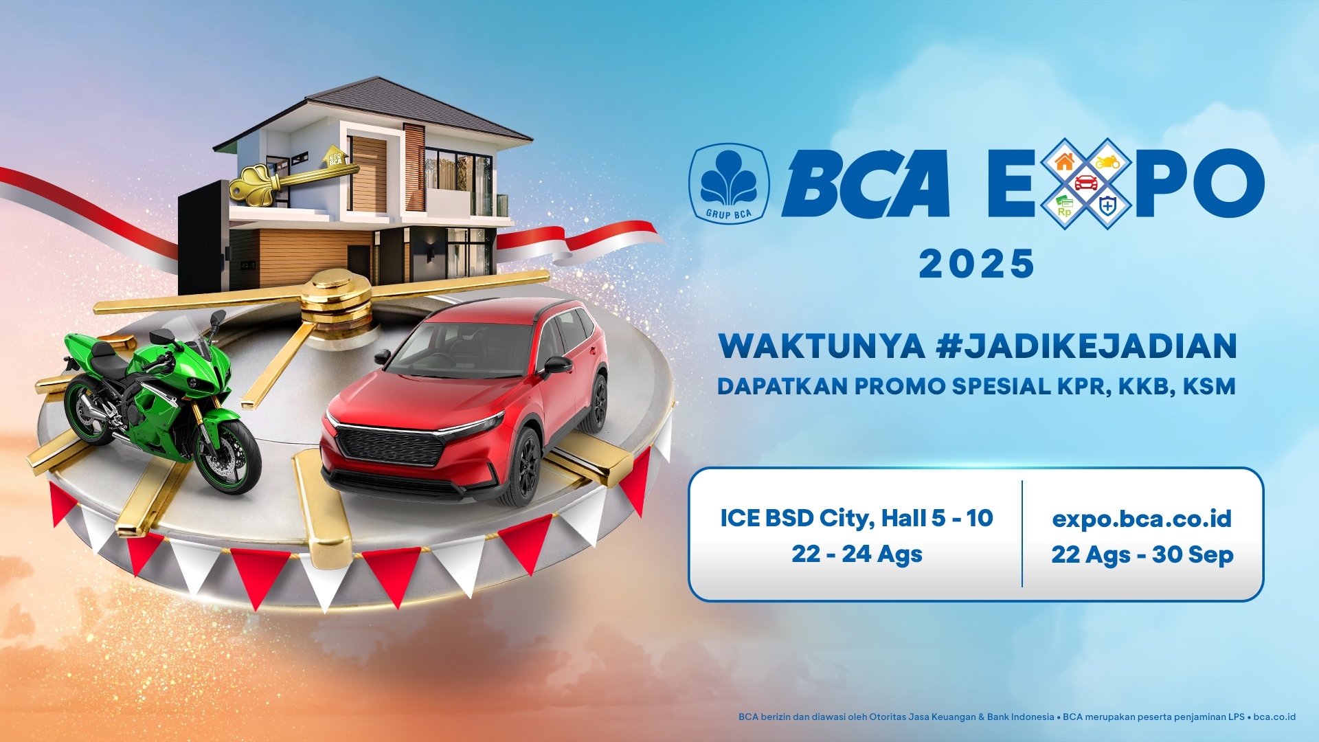 Rebut Beragam Diskon KPR, KKB hingga KSM di BCA Expo 2025