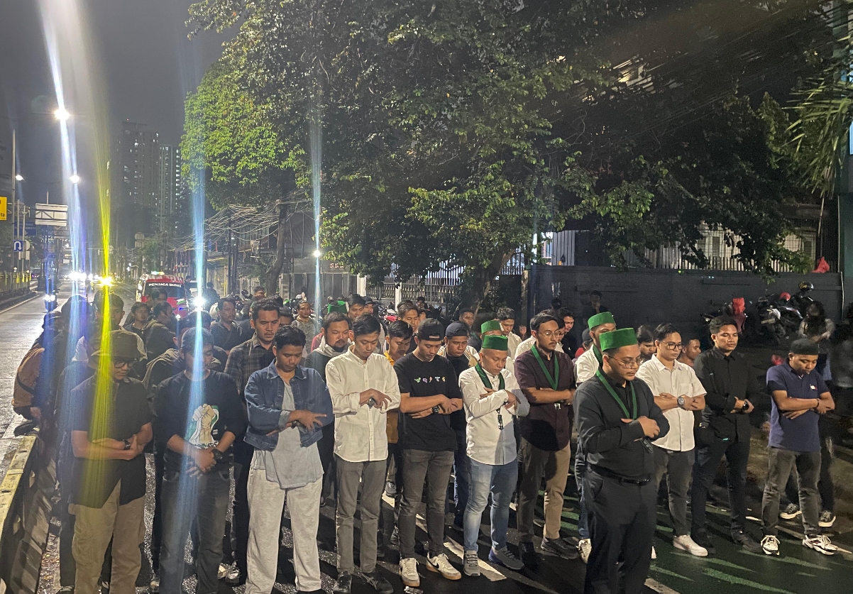 PB HMI Gelar Sholat Ghaib untuk Affan Kurniawan