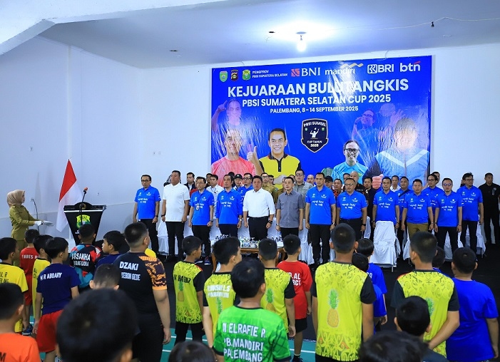 PBSI Sumsel Cup 2025 Resmi Dibuka, Herman Deru Tekankan Sportivitas di Lapangan