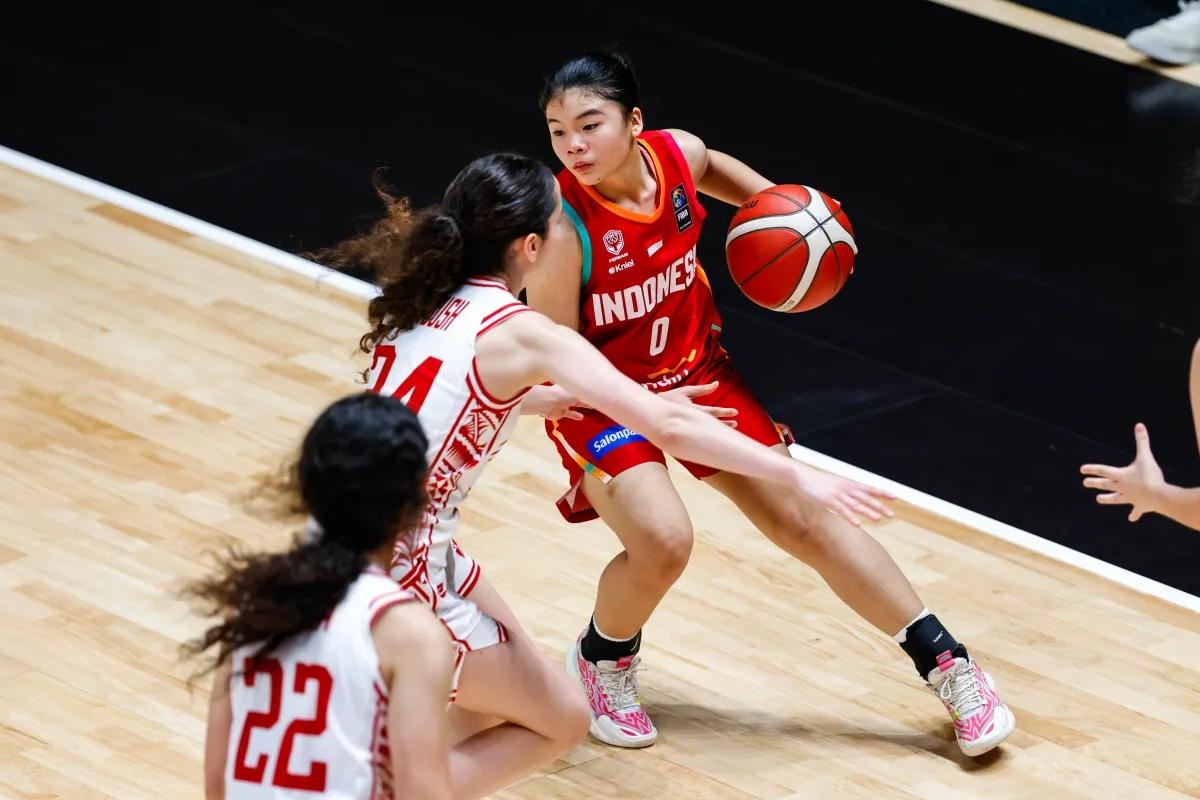 Timnas Basket Indonesia Putri U-16 Bungkam Tonga, Hidupkan Asa ke Semifinal Piala Asia FIBA 2025