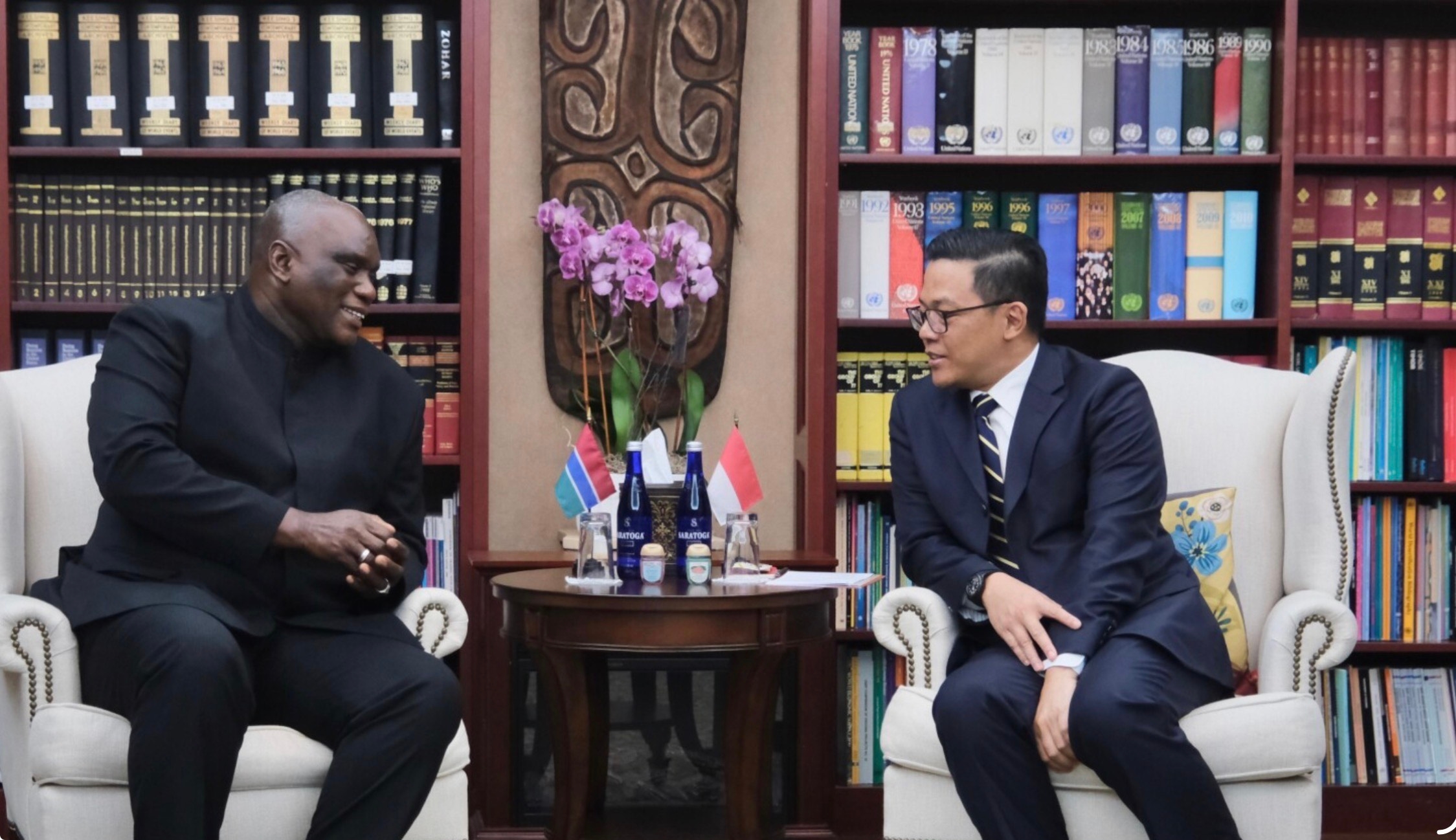 Di Sela Sidang Umum PBB, Menlu Bahas Kerja Sama Militer hingga Keamanan Maritim dengan Gambia