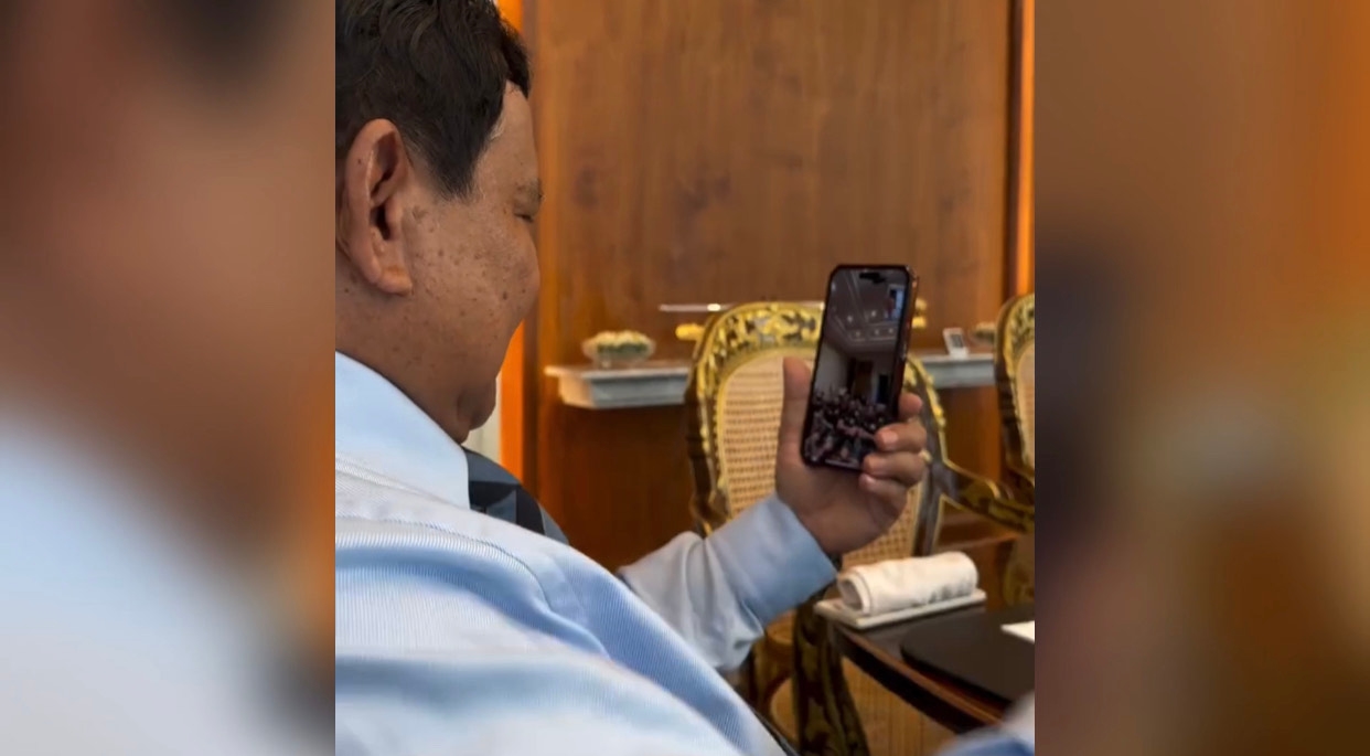 Lewat Video Call, Prabowo Beri Dukungan ke Timnas Jelang Lawan Saudi Arabia
