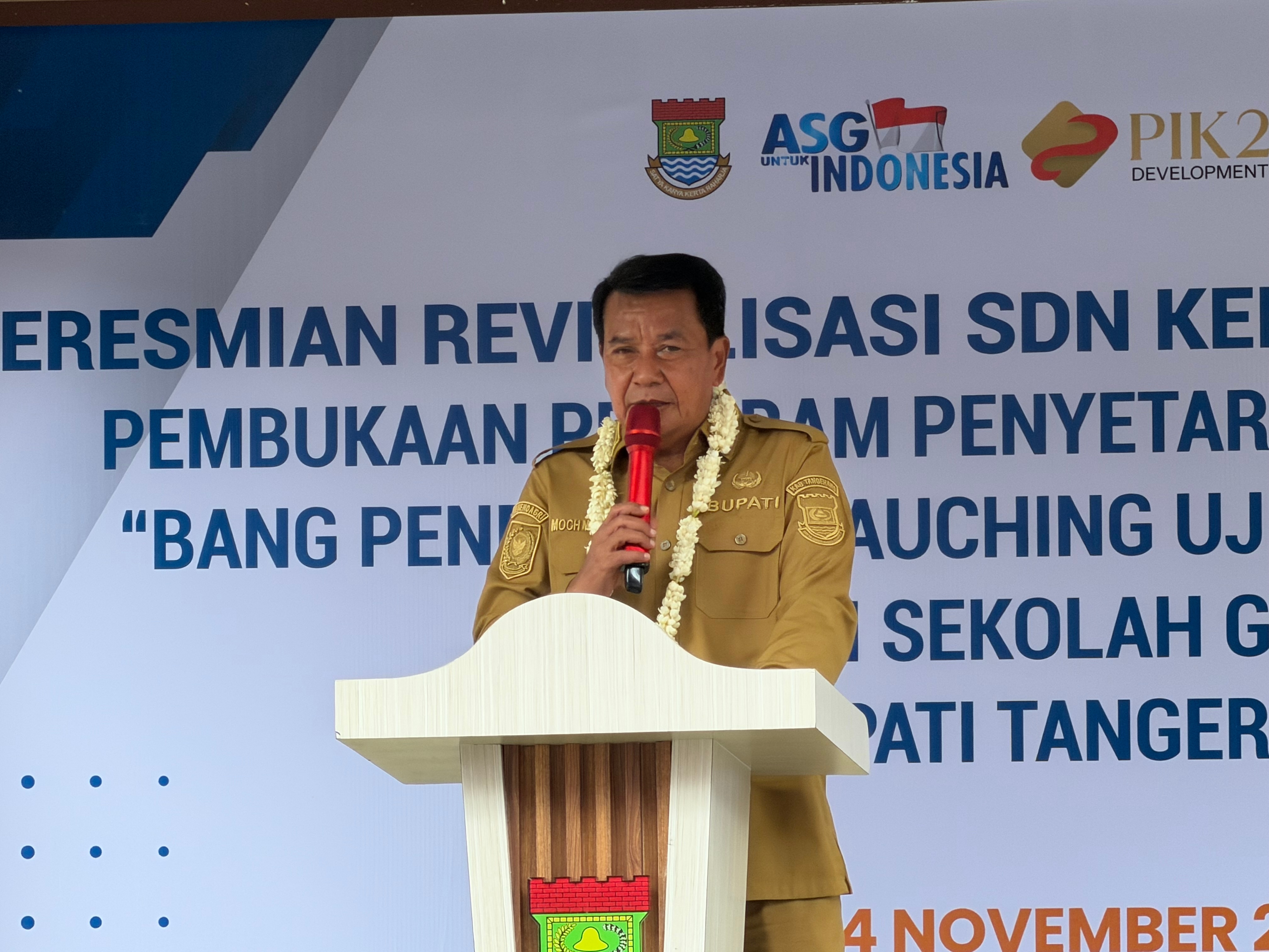 Didukung PIK 2, Bupati Tangerang Resmikan SDN Kedung Dalam dan Program Bang Pendi 2025