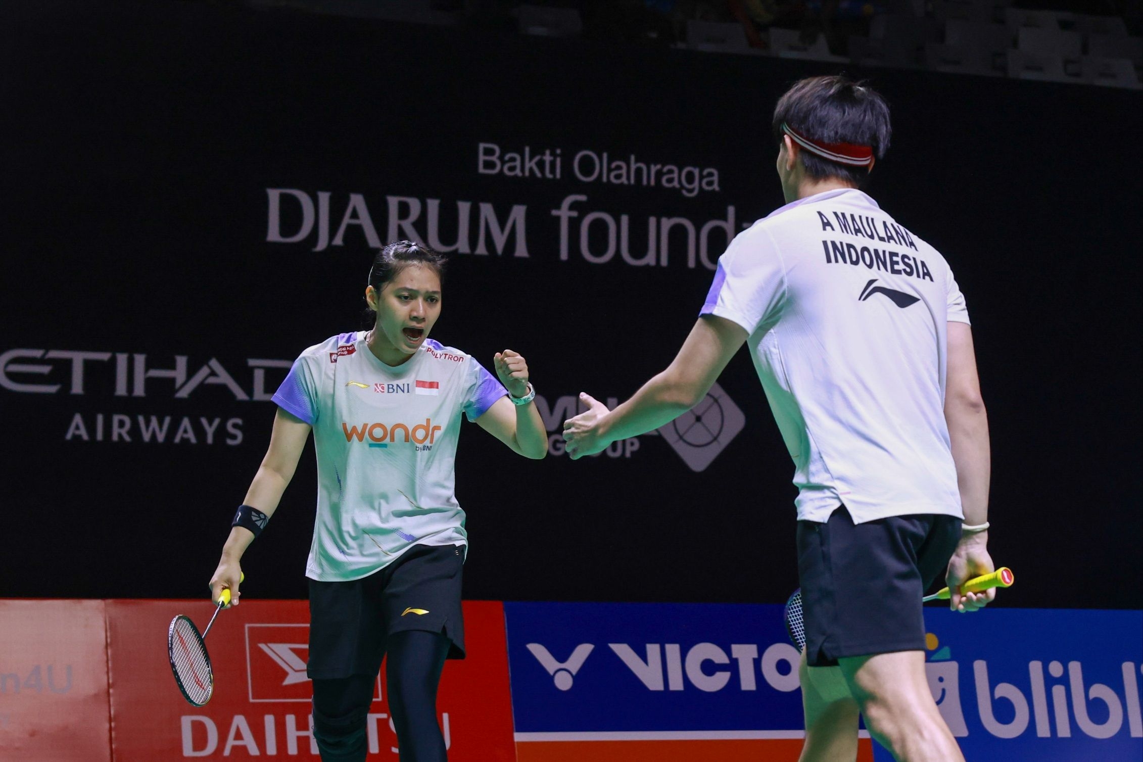 Indonesia Masters: Nyaris Terkejar Usai Unggul 20-11, Adnan/Indah Amankan Tiket Perempat Final