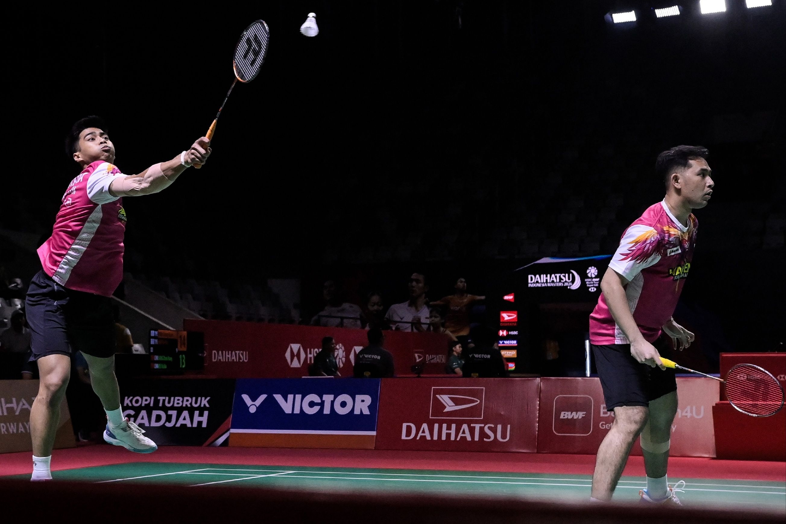Indonesia Masters: ​Sempat Mimisan dan Pusing, Sabar/Reza Tetap Tampil Heroik Rebut Perempat Final 