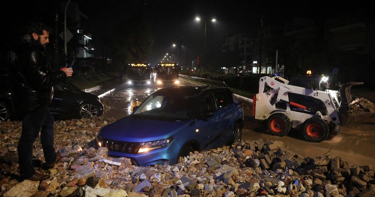 Banjir Bandang Terjang Yunani, Dua Orang Tewas di Athena dan Peloponnese