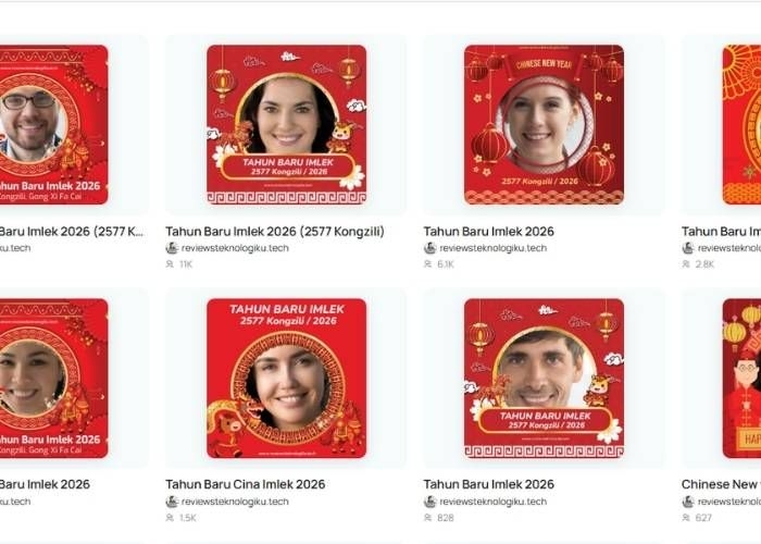 Kumpulan Twibbon Imlek 2026 Keren dan Gratis, Happy Chinese New Year!