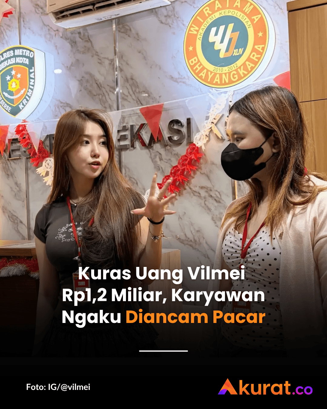 Kuras Uang Vilmei, Karyawan Ngaku Diancam Pacar