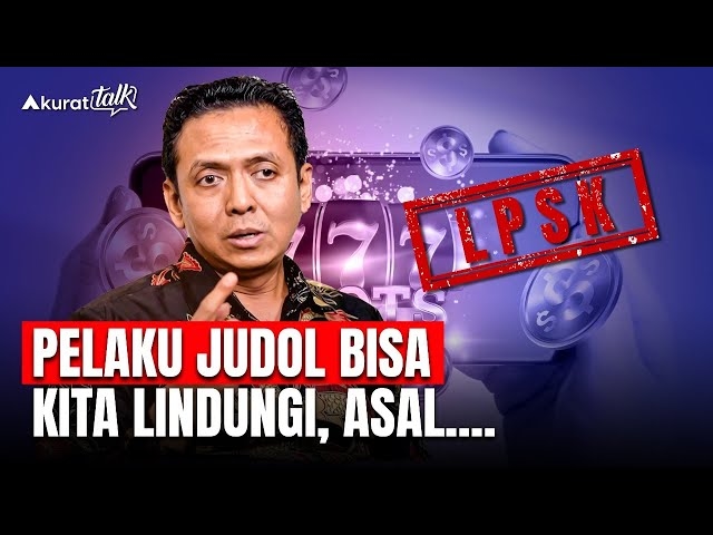 Diancam? Langsung Lapor LPSK, Termasuk Pelaku Judi Online Kita Lindungi