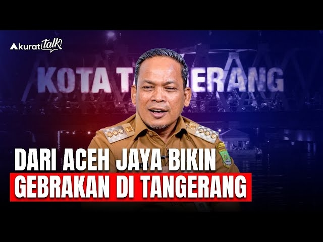 Nurdin Bongkar Ide-ide Besar Membangun Tangerang,  dari Sport Tourism sampai Community Center