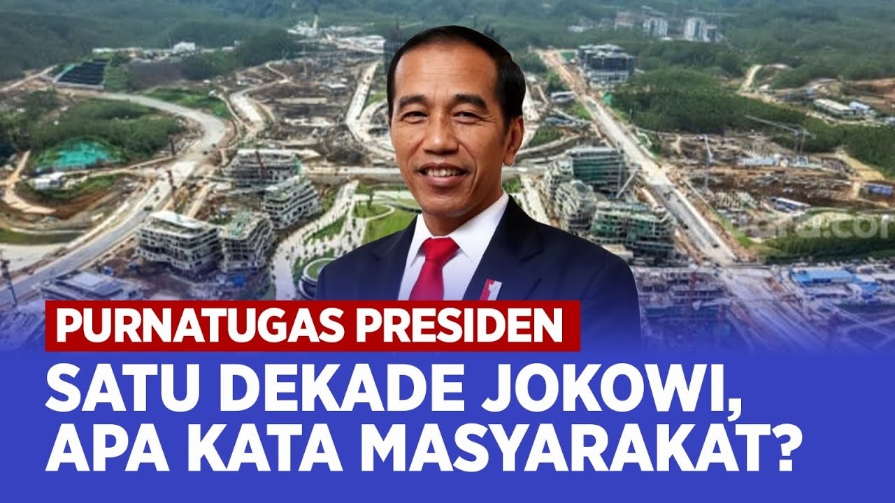 10 Tahun Kepemimpinan Jokowi, Begini  Penilaian Masyarakat
