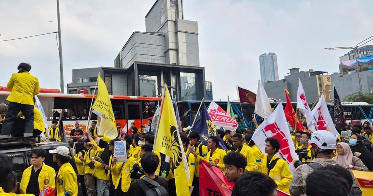 Ada Demo di HI - Senayan, Dishub DKI Lakukan Rekayasa Lalin, Ini Rute Alternatifnya