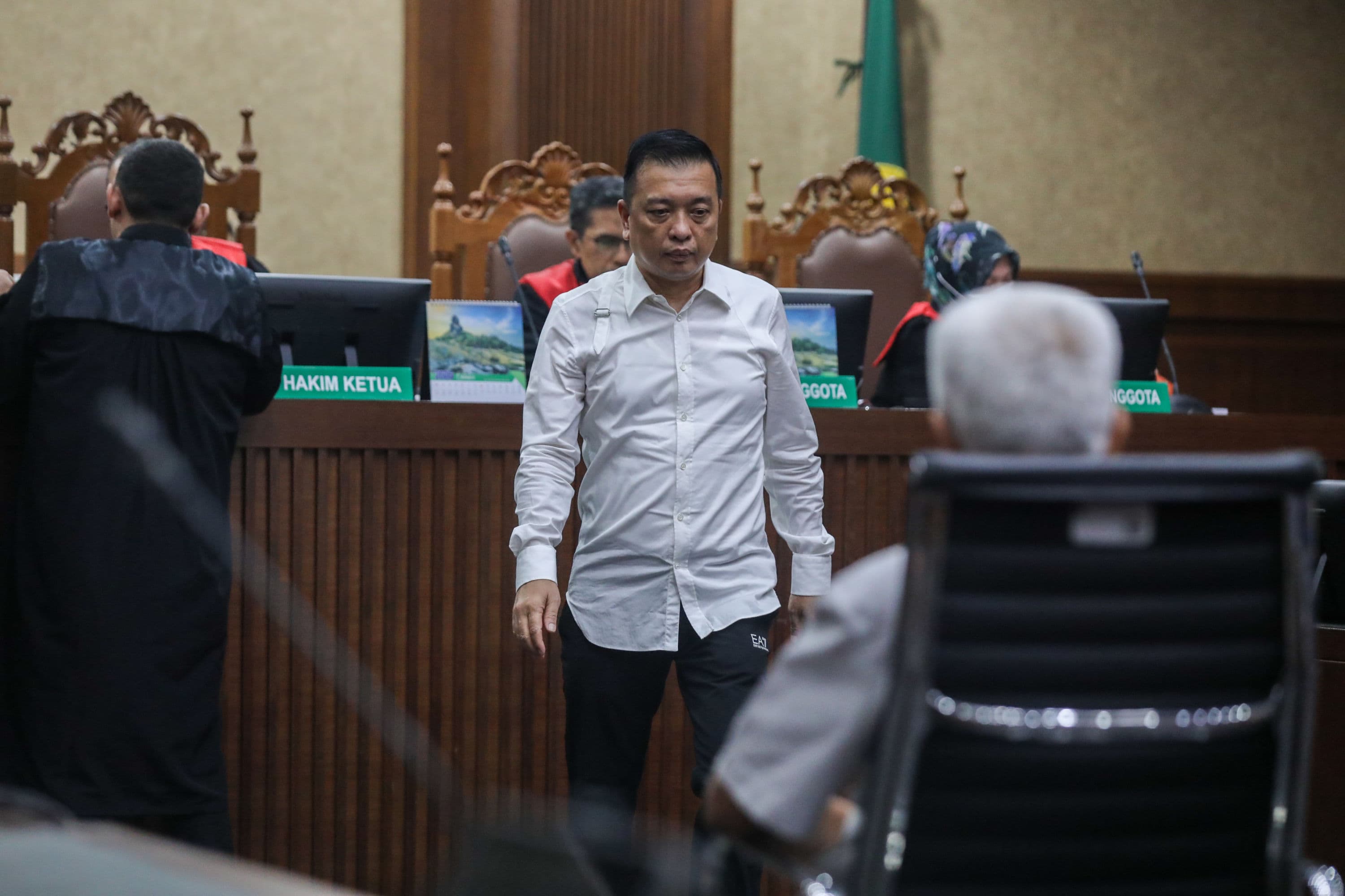 Terdakwa pengusaha Don Ritto menjalani sidang perdana kasus Tindak Pidana Pencucian Uang (TPPU) yang melibatkan mantan Jampidsus Febrie Adriansyah di Pengadilan Tipikor, Jakarta, Rabu (7/10/2026). AKURAT.CO/Endra Prakoso