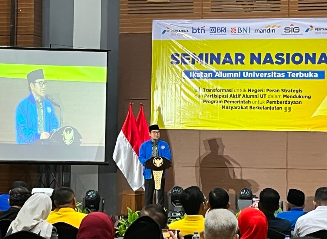 Punya Potensi Besar, Cak Imin Ajak Alumni Universitas Terbuka Jadi Agen Pemberdayaan Masyarakat