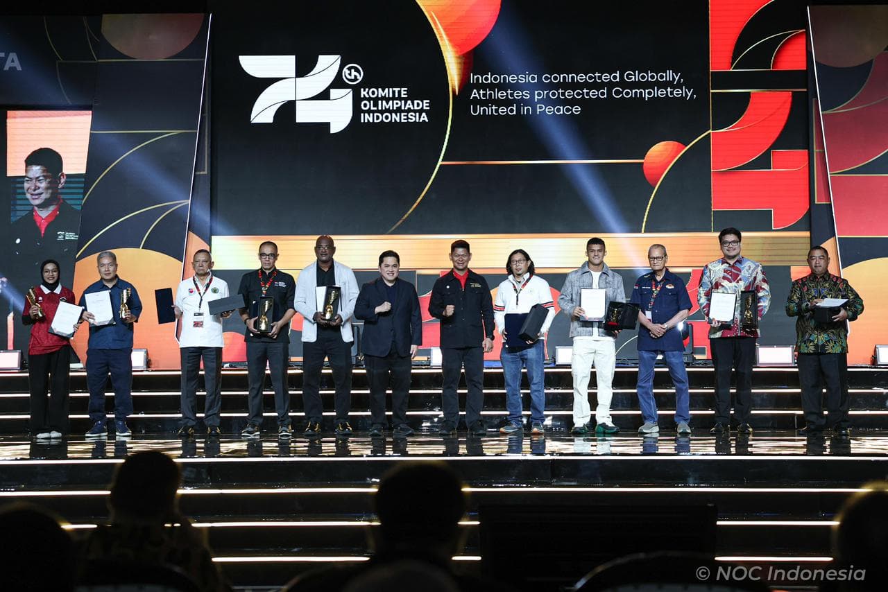 NOC Indonesia Ganjar Rizki Juniansyah 'Best of the Best' di Game Changer Award 2026