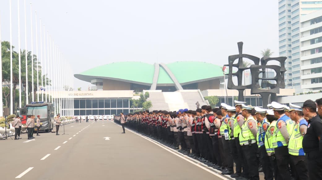 3.099 Personel Disiagakan Kawal Aksi Unjuk Rasa di Sejumlah Titik Jakarta