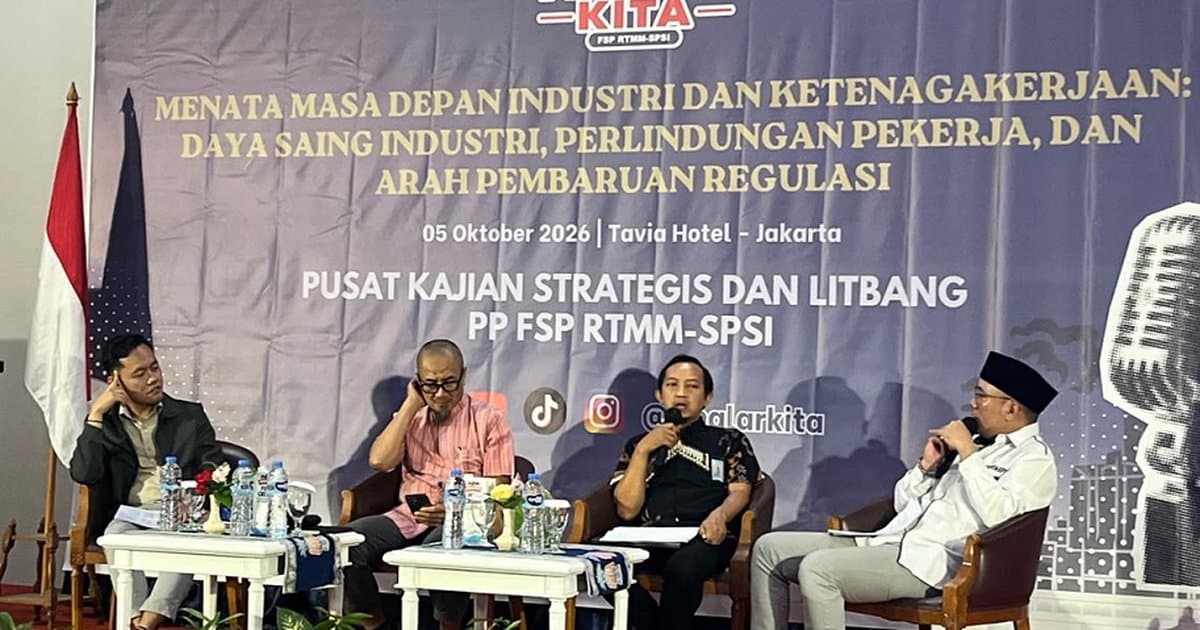 Ancam Keberlangsungan Ratusan Ribu Pekerja, FSP RTMM-SPSI Desak Pemerintah Kaji Ulang PP Kesehatan