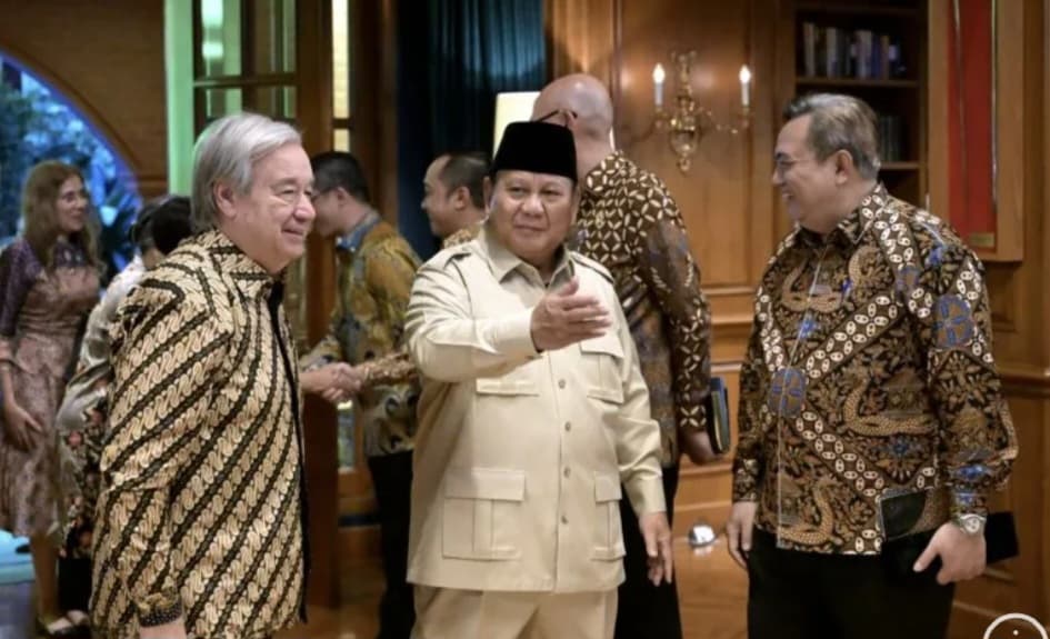 Inilah Isi Pertemuan Presiden Prabowo-Sekjen PBB