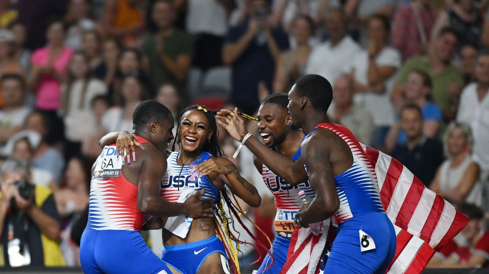 Kejuaraan Dunia Atletik: Rajai Nomor Jarak Pendek, AS Juara Umum