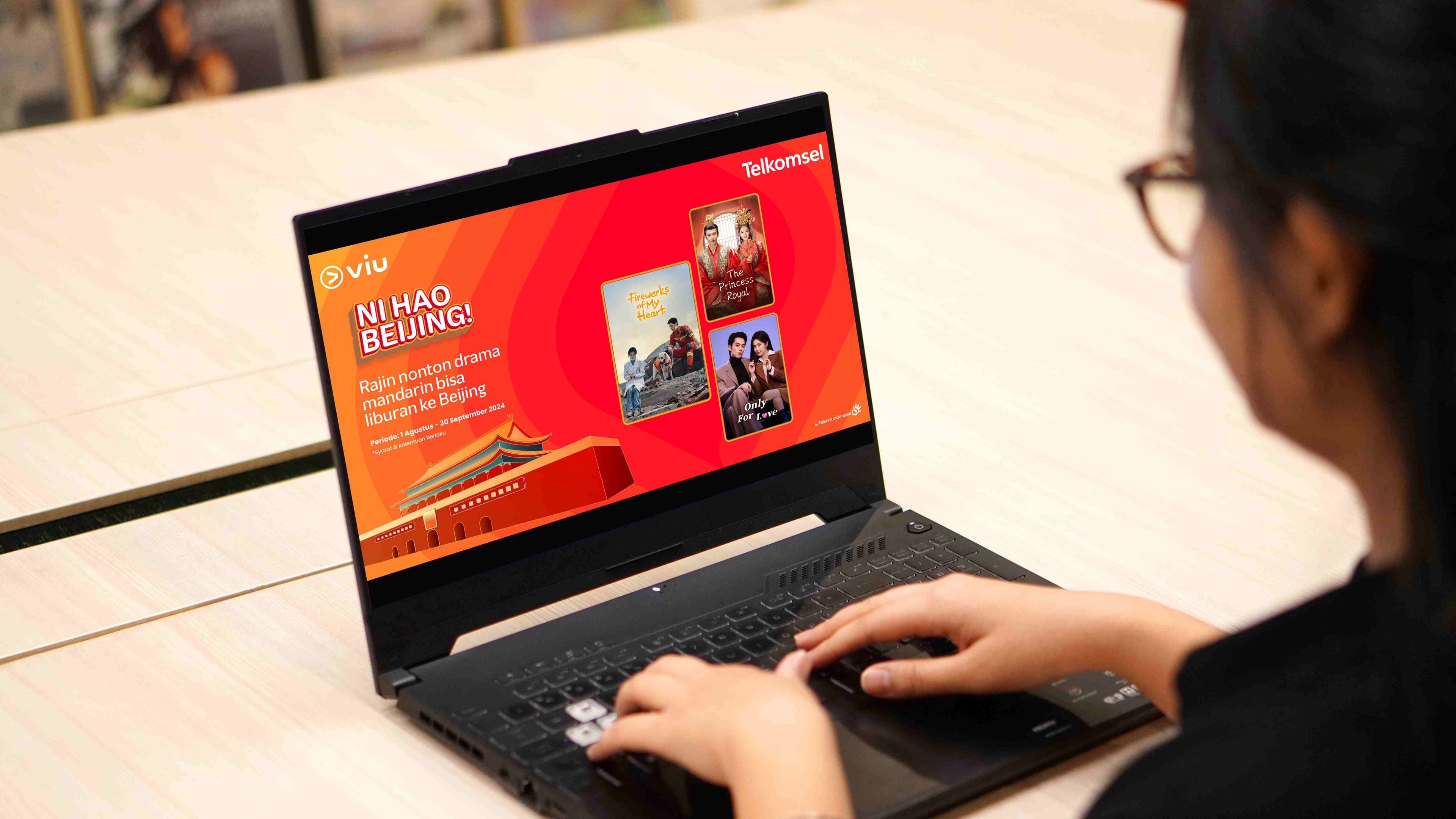 Menangkan Liburan ke China! Telkomsel dan Viu Indonesia Persembahkan Program 'Ni Hao Beijing'