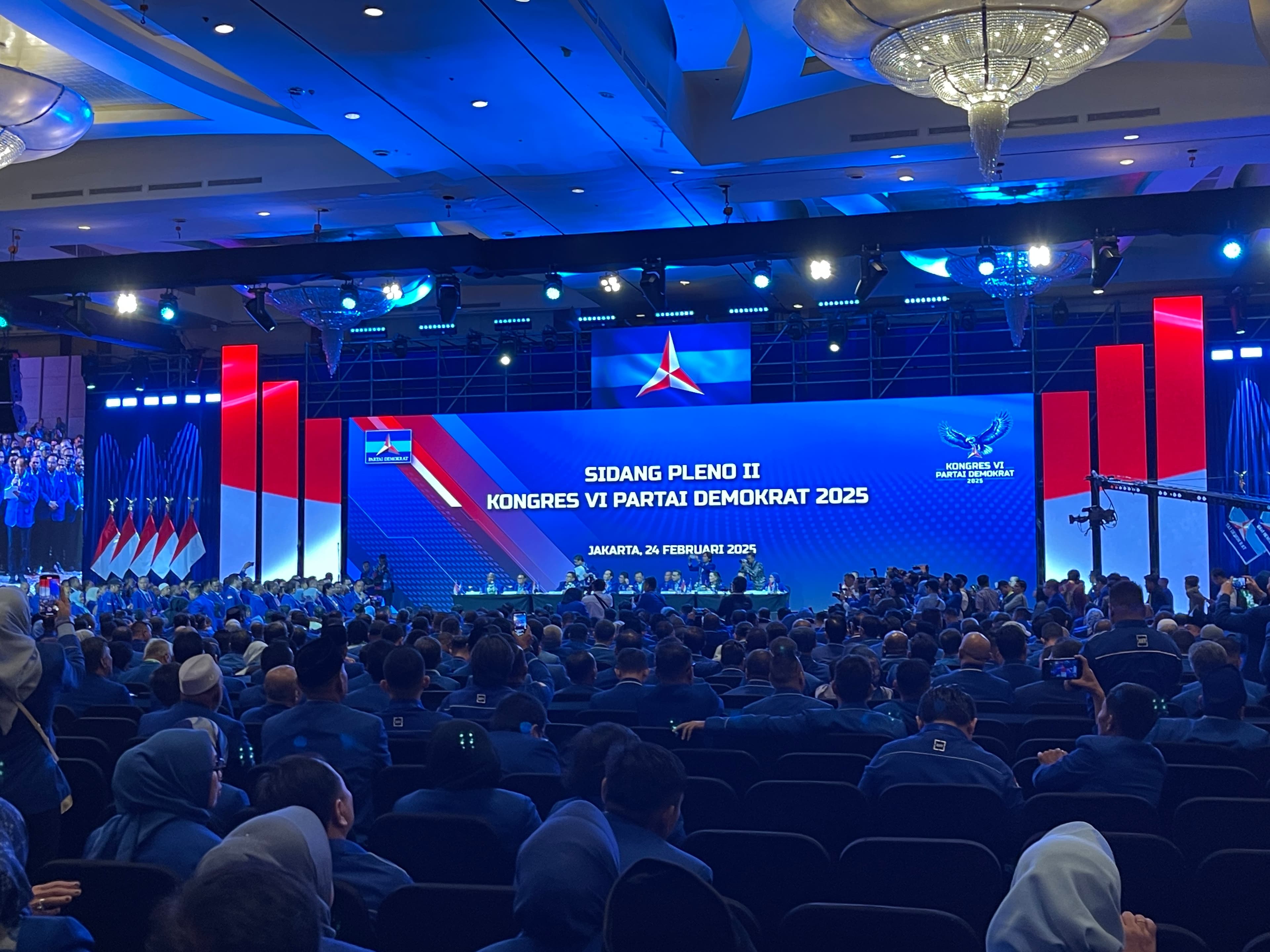 Sah! AHY Pimpin Partai Demokrat Lagi untuk Periode 2025-2030