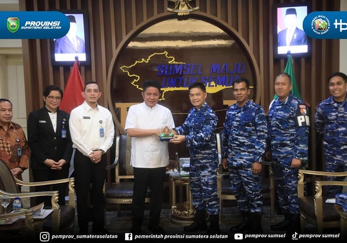 Gubernur Herman Deru Sinergi Bersama Danlanud Sri Mulyono Herlambang Soal Pemanfaatan Aset dan Pemberangkatan Jemaah Haji