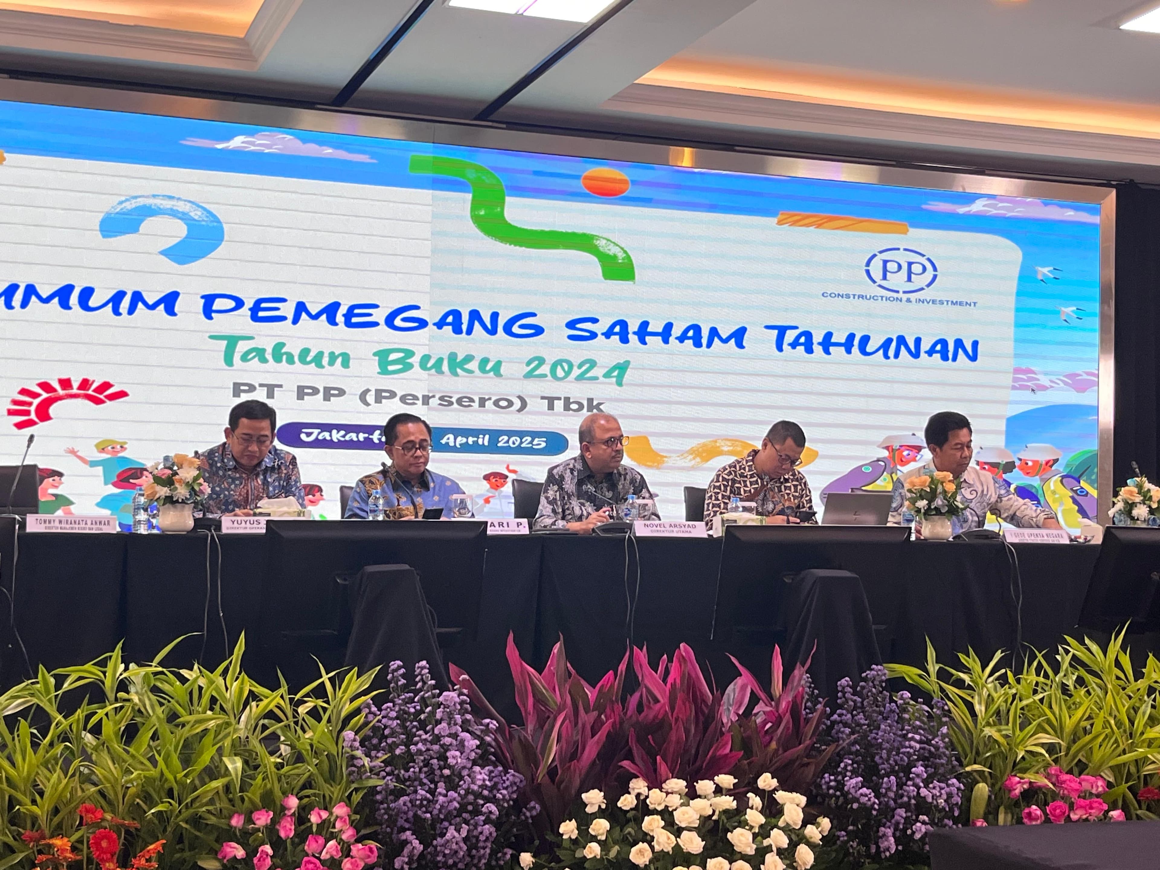 Puasa Dividen, PTPP Putuskan Laba 2024 Sebesar Rp415,64 Miliar Untuk Modal Kerja