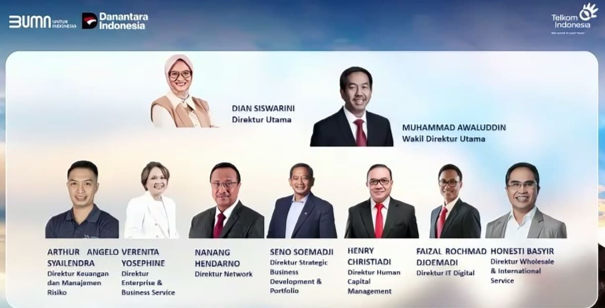 RUPST, Telkom Angkat Dian Siswarini Jadi Dirut dan Angga Raka Prabowo Jadi Komut