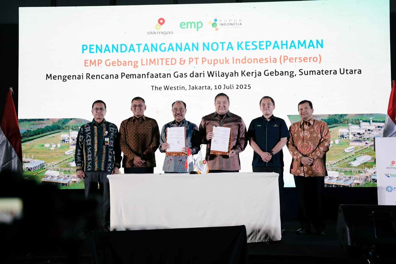Pupuk Indonesia Gandeng EMP Perkuat Gas dan CO2 untuk Ketahanan Pangan