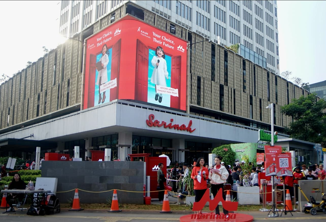Rayakan Hari Anak Nasional, Morinaga Hadirkan ‘Door of Future’ Experience di CFD Jakarta