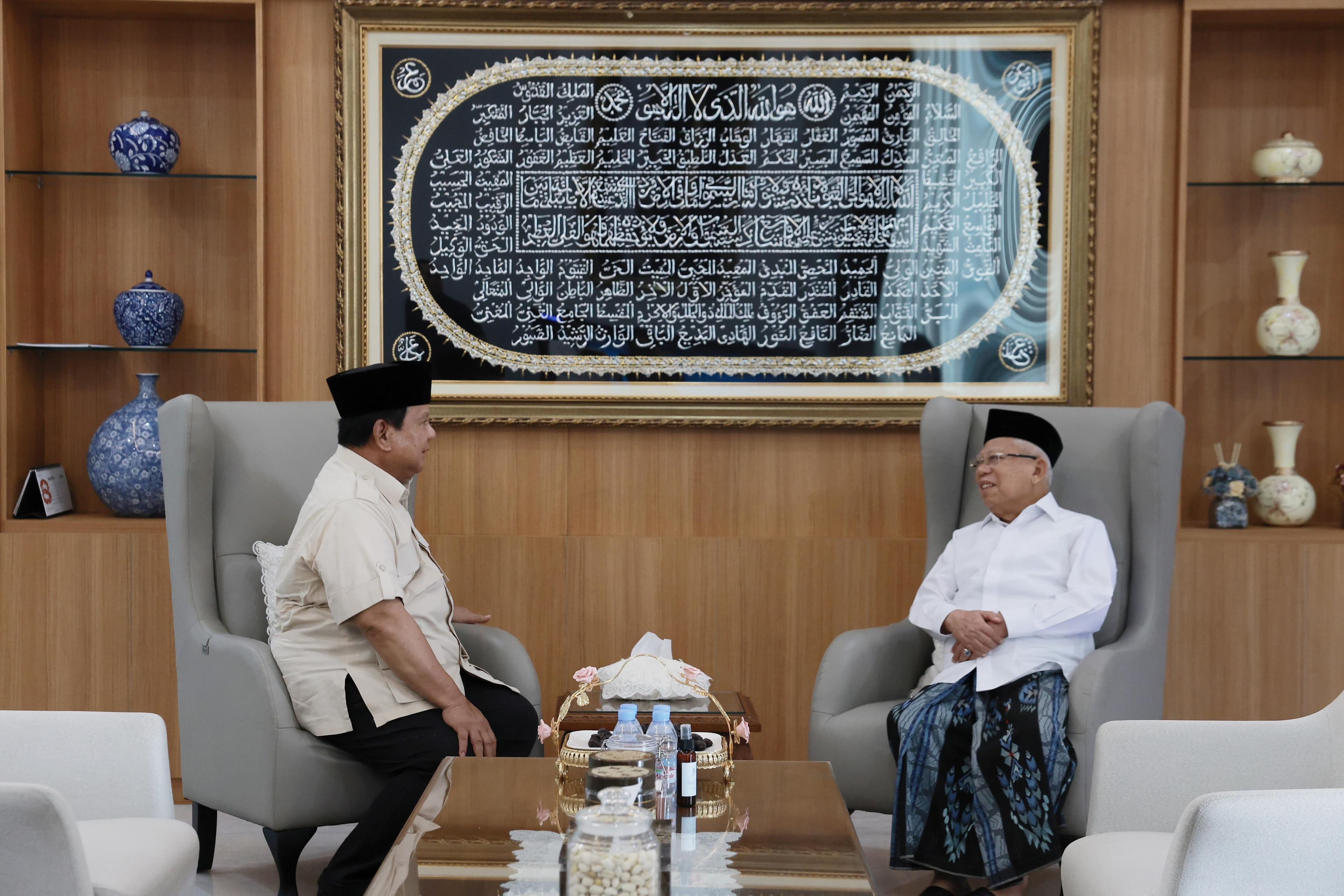 Prabowo Sambangi Ma’ruf Amin: Silaturahmi Hangat Penuh Kekeluargaan